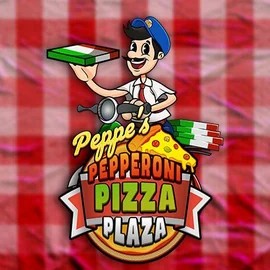 Peppe’s Pepperoni Pizza Plaza logo by Pragmatic Play BetOnRed Casino